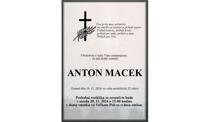 Anton Macek - parte 