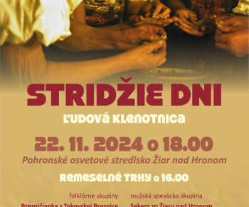 Aktuality / Stridžie dni - remeselné trhy  - foto