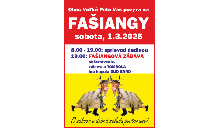 Fašiangy 2025