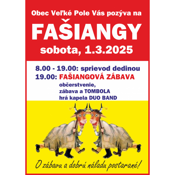 Fašiangy 2025